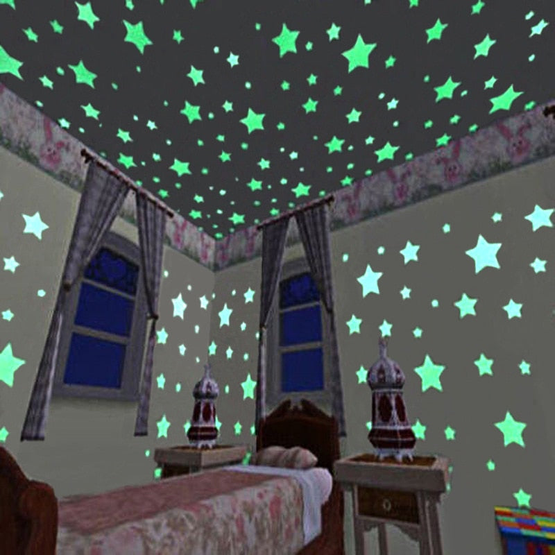 Toys Luminous Star Stickers