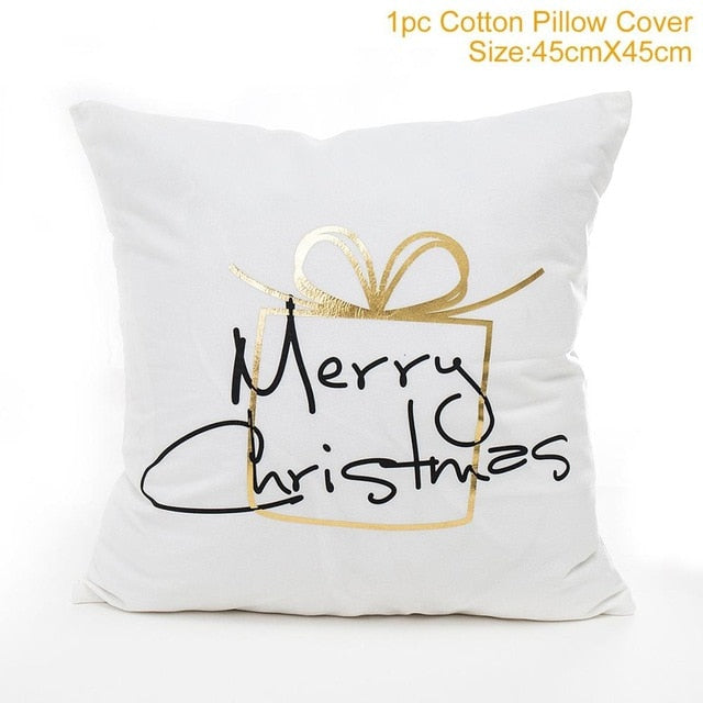 2019 Cotton Linen Merry Christmas
