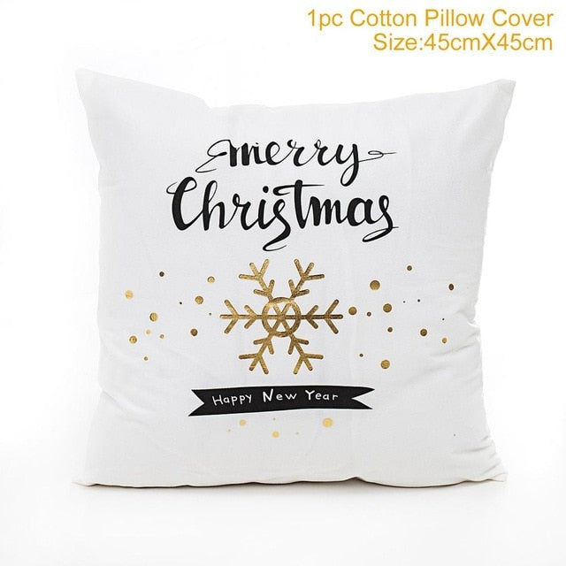 2019 Cotton Linen Merry Christmas