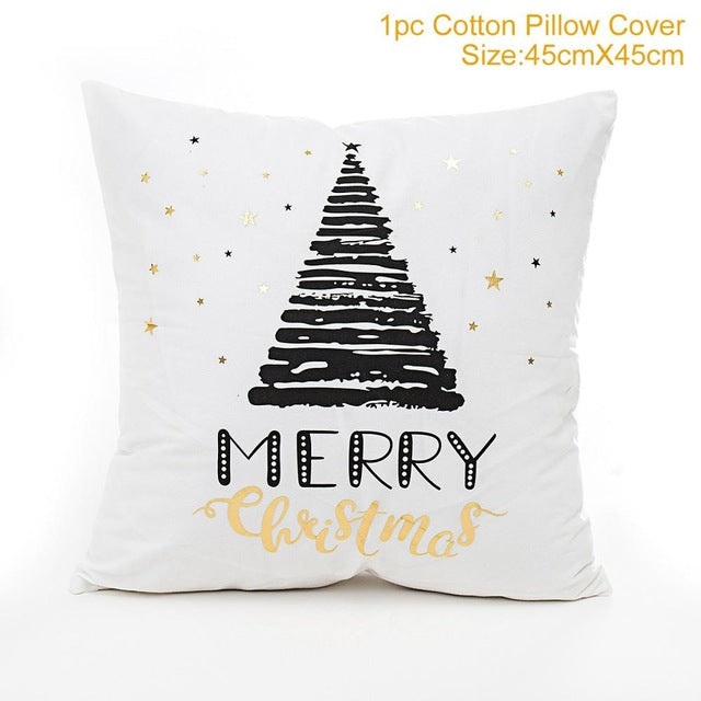 2019 Cotton Linen Merry Christmas