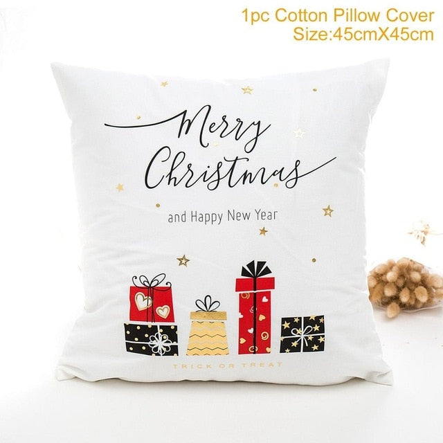 2019 Cotton Linen Merry Christmas