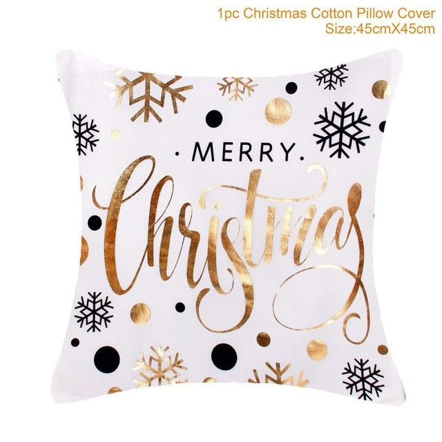 2019 Cotton Linen Merry Christmas