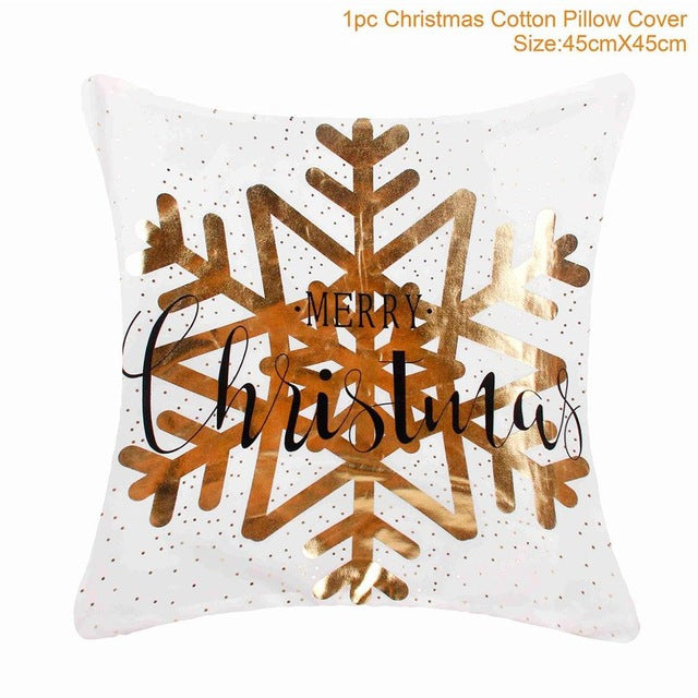 2019 Cotton Linen Merry Christmas