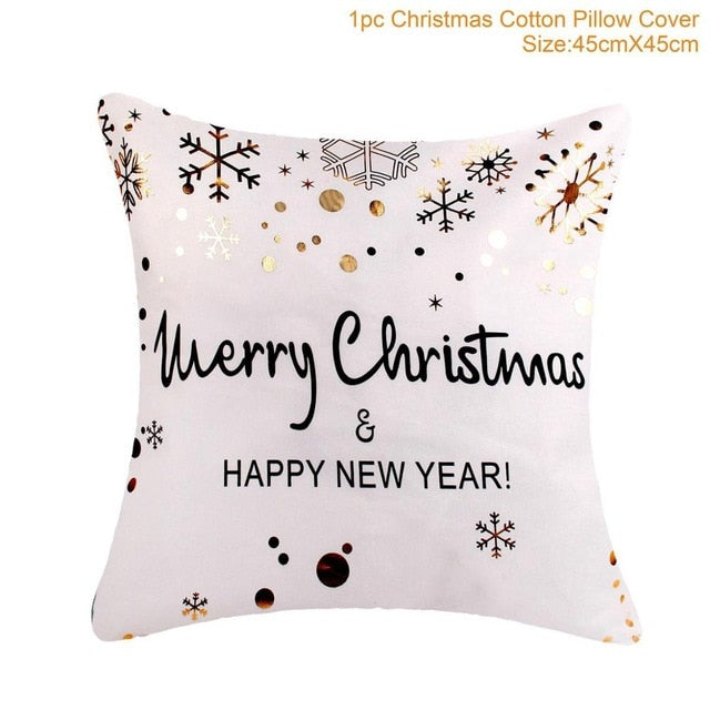 2019 Cotton Linen Merry Christmas