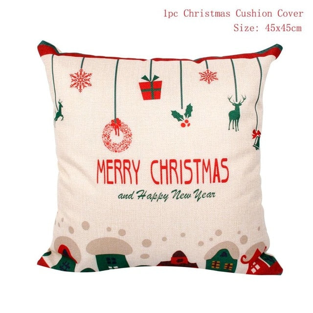 2019 Cotton Linen Merry Christmas