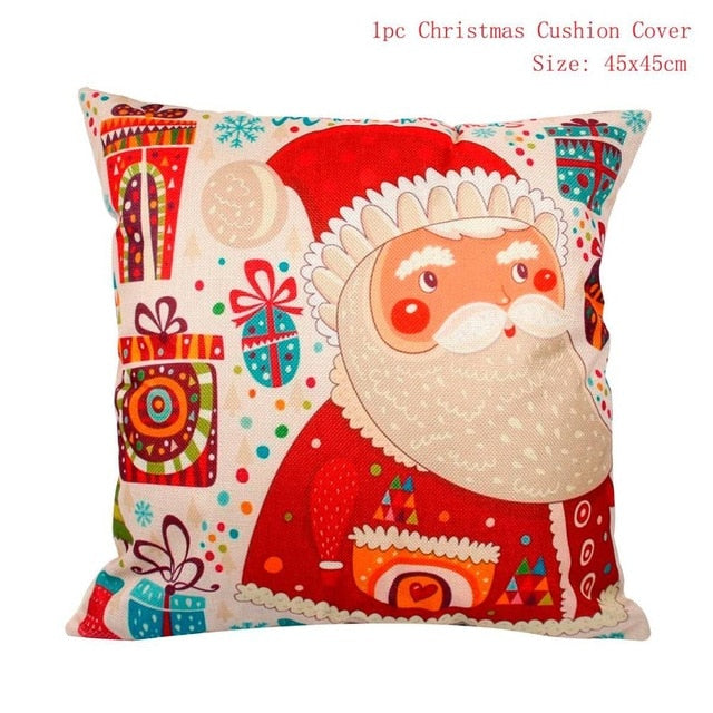 2019 Cotton Linen Merry Christmas