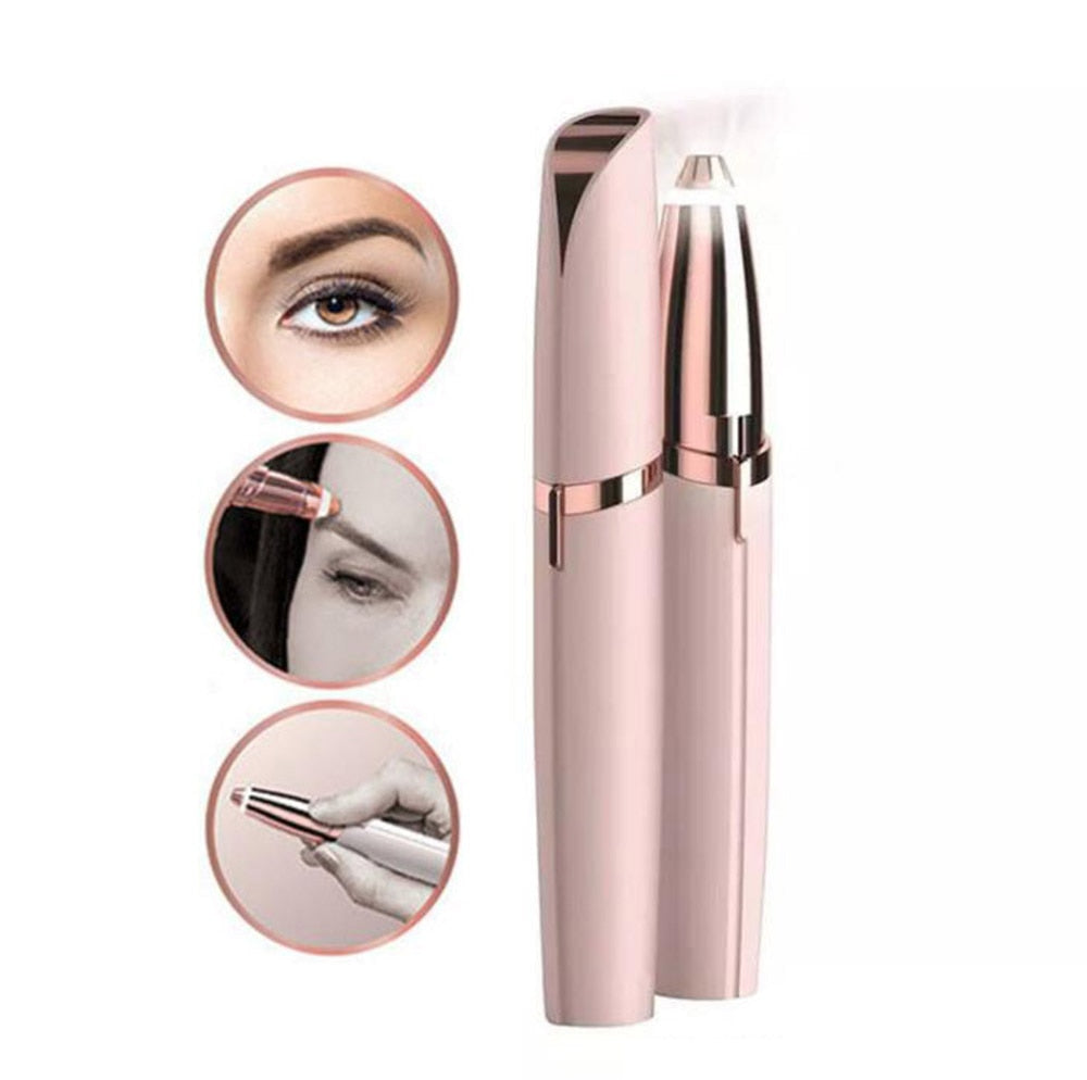 eyebrow remover for women , Mini eyebrows trimmer Painless Epilator Face-Care Brows Hight-Quality Instant eye brow epilator