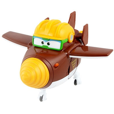 Big!!!15cm ABS Super Wings Deformation Airplane Robot Action Figures Super Wing Transformation toys for children gift Brinquedos