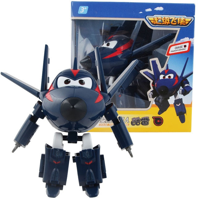 Big!!!15cm ABS Super Wings Deformation Airplane Robot Action Figures Super Wing Transformation toys for children gift Brinquedos