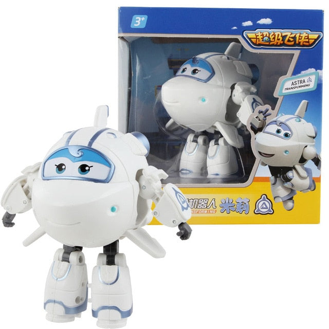 Big!!!15cm ABS Super Wings Deformation Airplane Robot Action Figures Super Wing Transformation toys for children gift Brinquedos