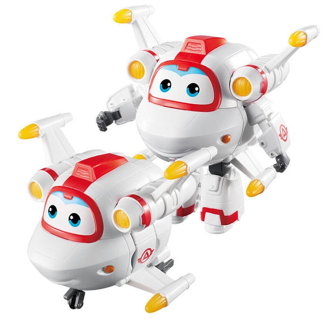 Big!!!15cm ABS Super Wings Deformation Airplane Robot Action Figures Super Wing Transformation toys for children gift Brinquedos