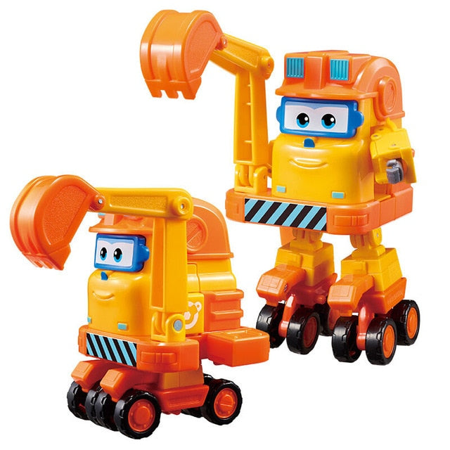 Big!!!15cm ABS Super Wings Deformation Airplane Robot Action Figures Super Wing Transformation toys for children gift Brinquedos