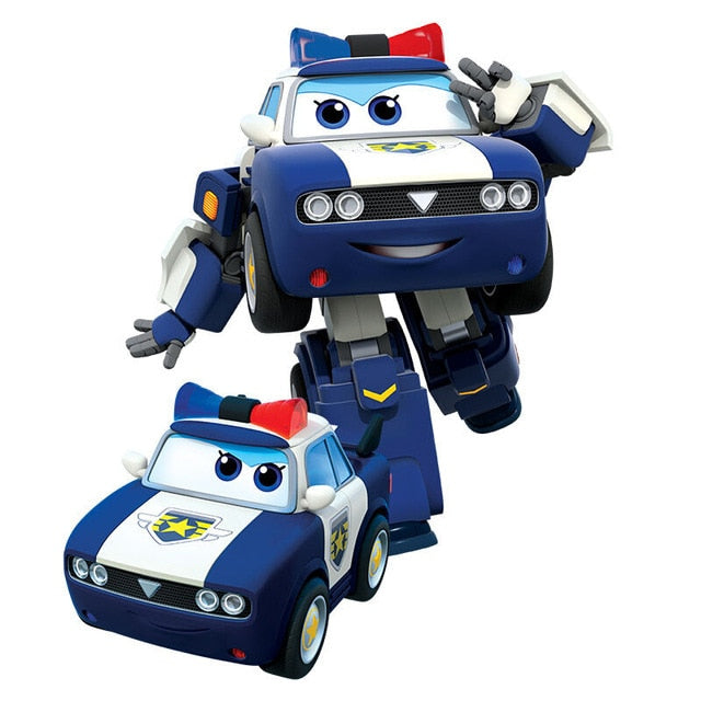 Big!!!15cm ABS Super Wings Deformation Airplane Robot Action Figures Super Wing Transformation toys for children gift Brinquedos