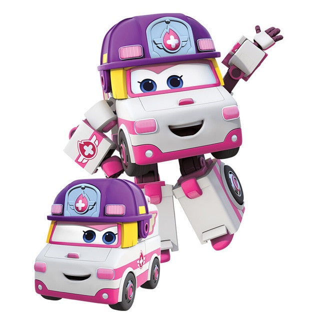 Big!!!15cm ABS Super Wings Deformation Airplane Robot Action Figures Super Wing Transformation toys for children gift Brinquedos