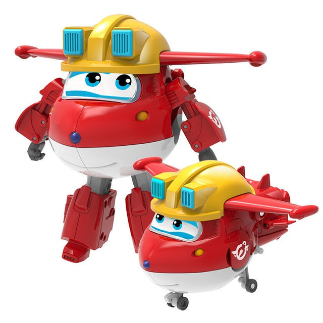 Big!!!15cm ABS Super Wings Deformation Airplane Robot Action Figures Super Wing Transformation toys for children gift Brinquedos