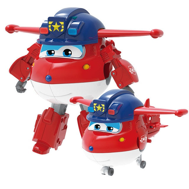 Big!!!15cm ABS Super Wings Deformation Airplane Robot Action Figures Super Wing Transformation toys for children gift Brinquedos
