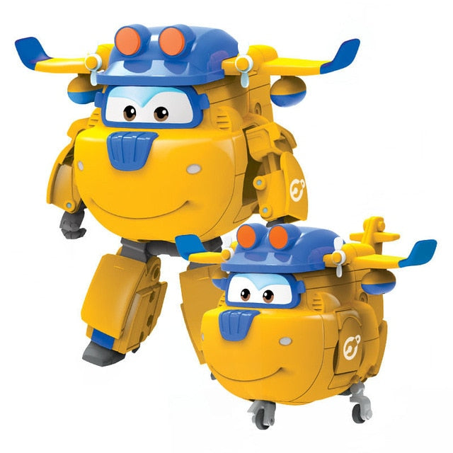 Big!!!15cm ABS Super Wings Deformation Airplane Robot Action Figures Super Wing Transformation toys for children gift Brinquedos