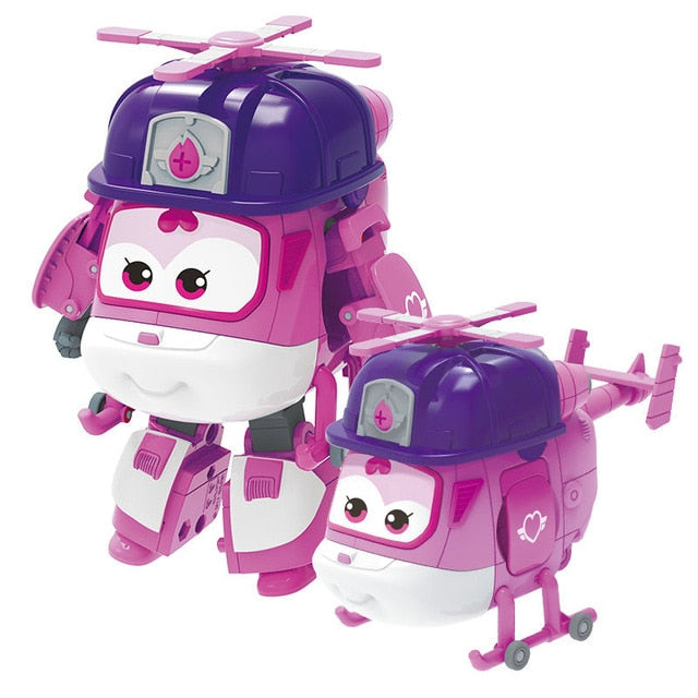 Big!!!15cm ABS Super Wings Deformation Airplane Robot Action Figures Super Wing Transformation toys for children gift Brinquedos