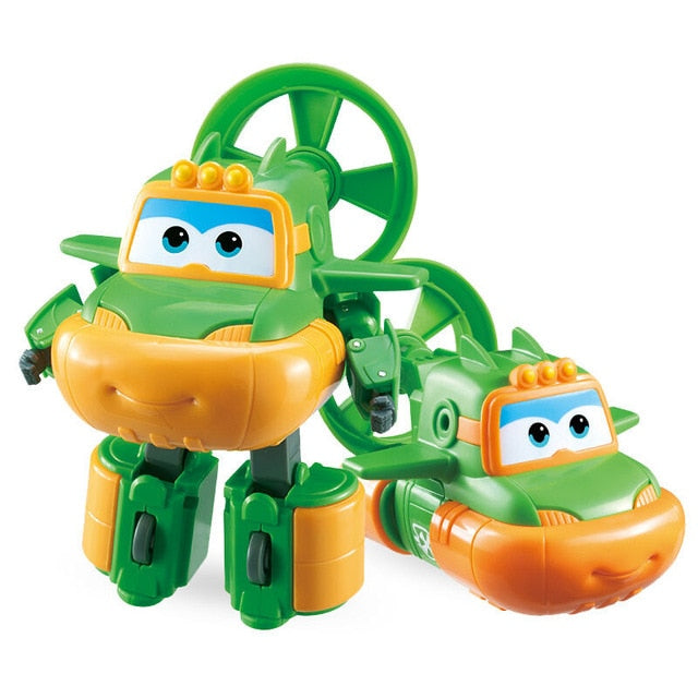 Big!!!15cm ABS Super Wings Deformation Airplane Robot Action Figures Super Wing Transformation toys for children gift Brinquedos