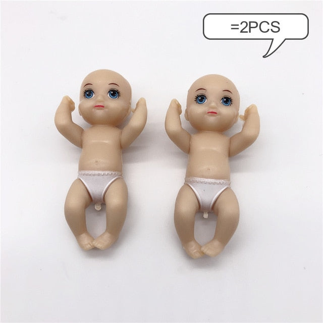 2020 New Fashion Barbies Doll Crib Double Bed Cute Children's Toy Accessories Best Gift for Girls Barbies Plastic Gadget