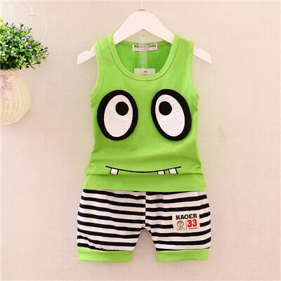 2019 New products Fashion  Children's clothing suit  Cotton products for Boys  Three-piece set Spring and autumn Kids set