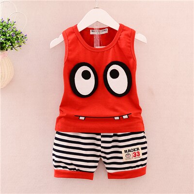 2019 New products Fashion  Children's clothing suit  Cotton products for Boys  Three-piece set Spring and autumn Kids set
