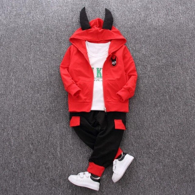2019 New Baby Girls clothes Children's clothing suit Cotton products for Boys Three-piece sets Spring and autumn Kids sets 0-4Y