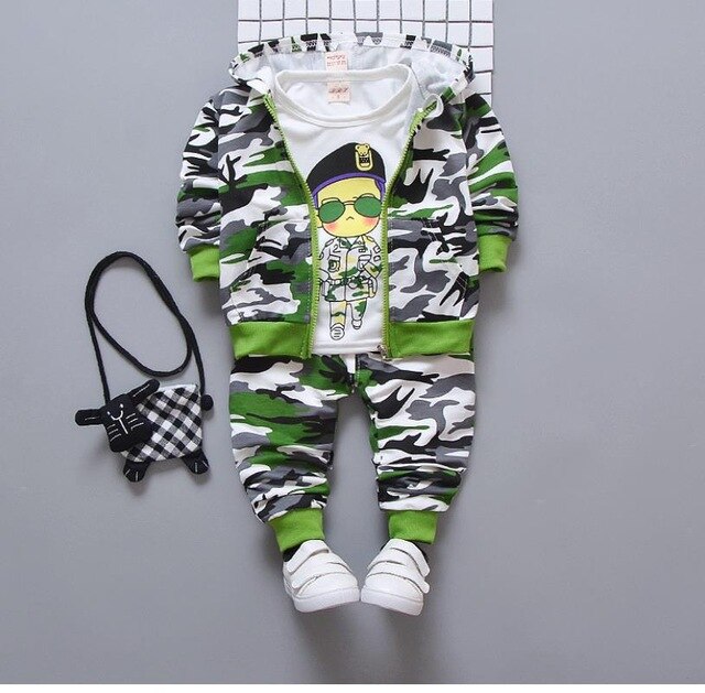 2019 New Baby Girls clothes Children's clothing suit Cotton products for Boys Three-piece sets Spring and autumn Kids sets 0-4Y