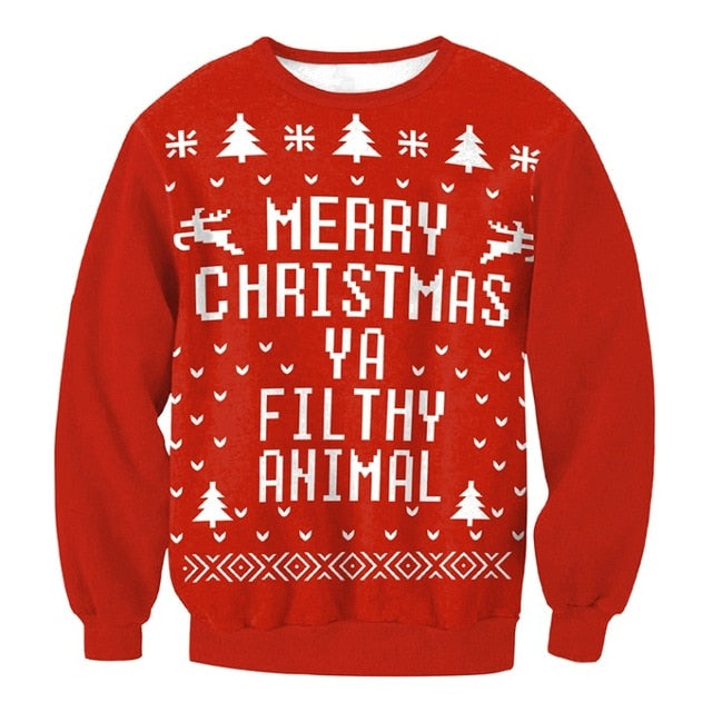 Unisex Christmas  Winter Tops